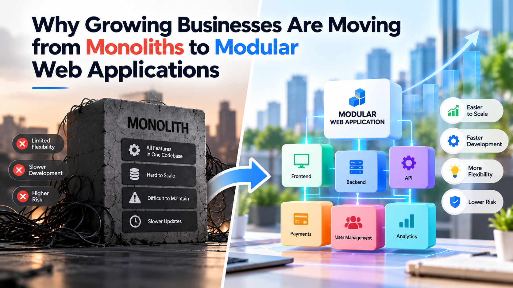 Why Growing Businesses Are Moving from Monoliths to Modular Web Applications